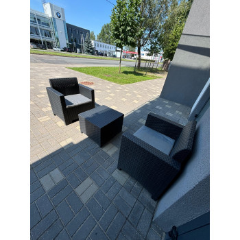 Garden Furniture Set Nebraska Terrace Grey (Exhibition)